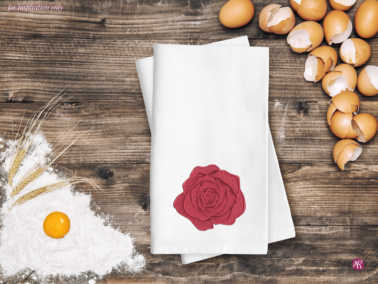 Rose Medallion Machine Embroidery Design | 6 Sizes | Instant Download