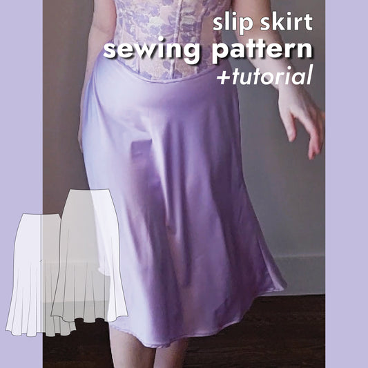 Celeste Midi Slip Skirt Sewing Pattern