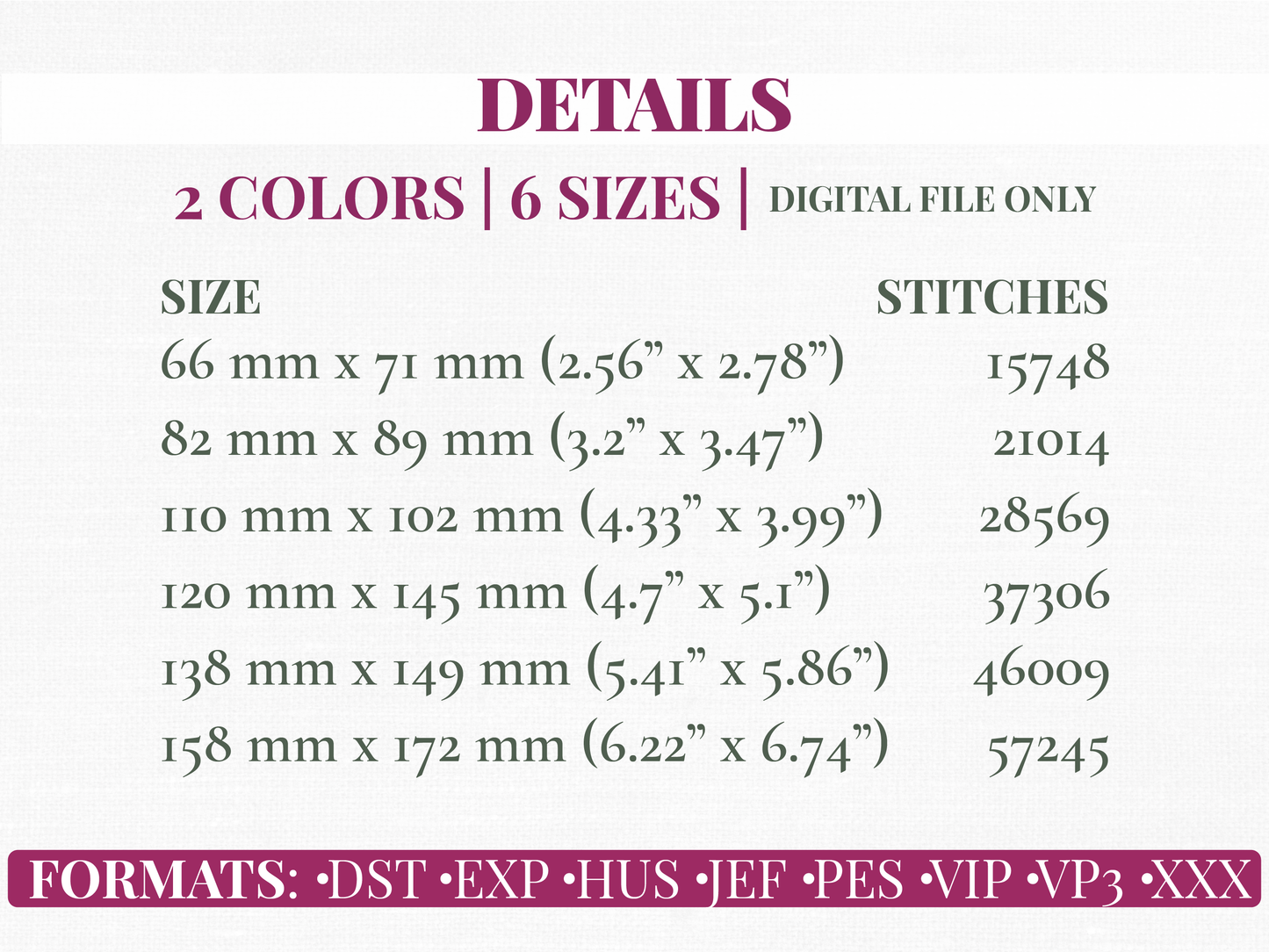 Rose Medallion Machine Embroidery Design | 6 Sizes | Instant Download