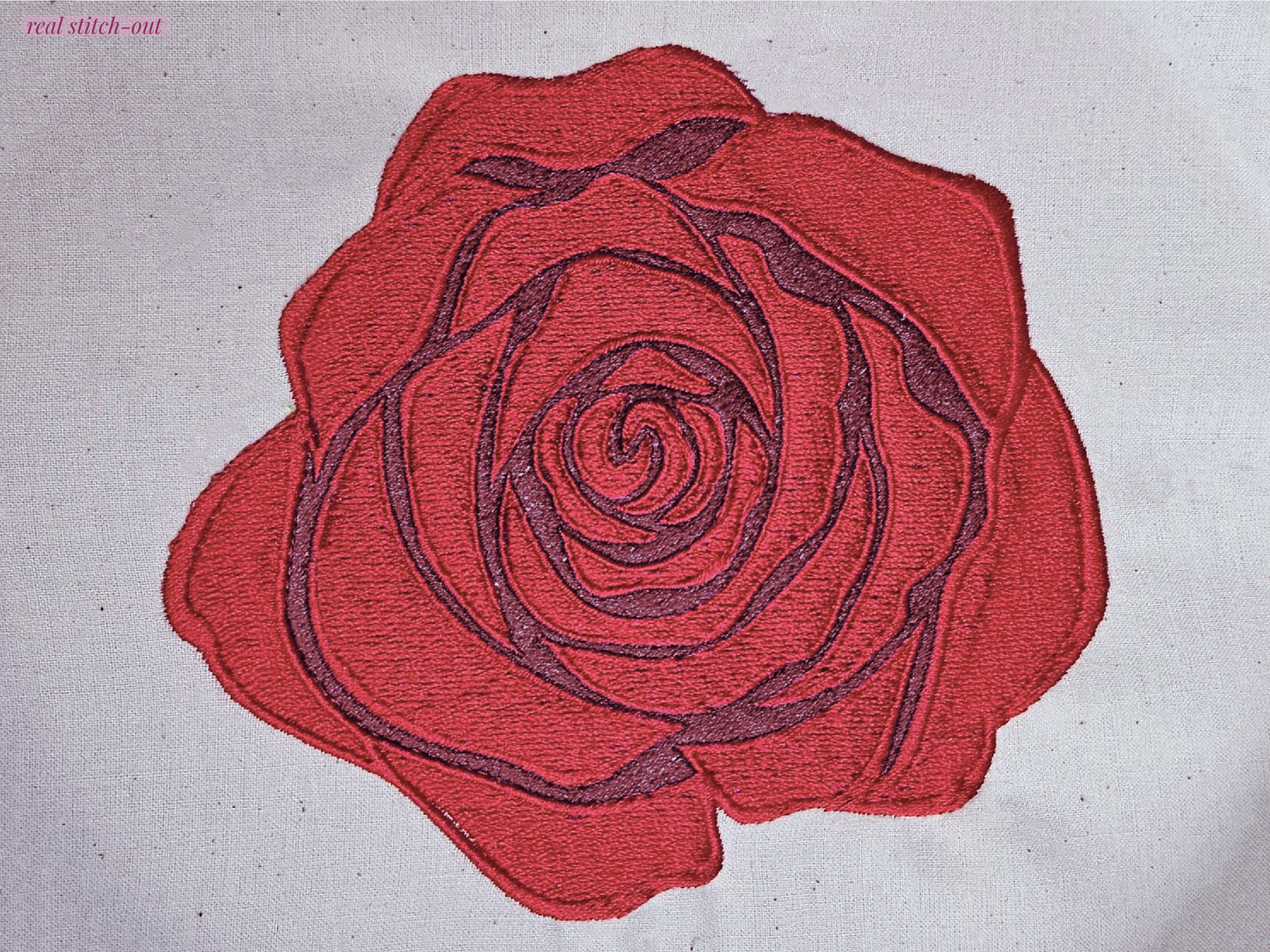 Rose Medallion Machine Embroidery Design | 6 Sizes | Instant Download