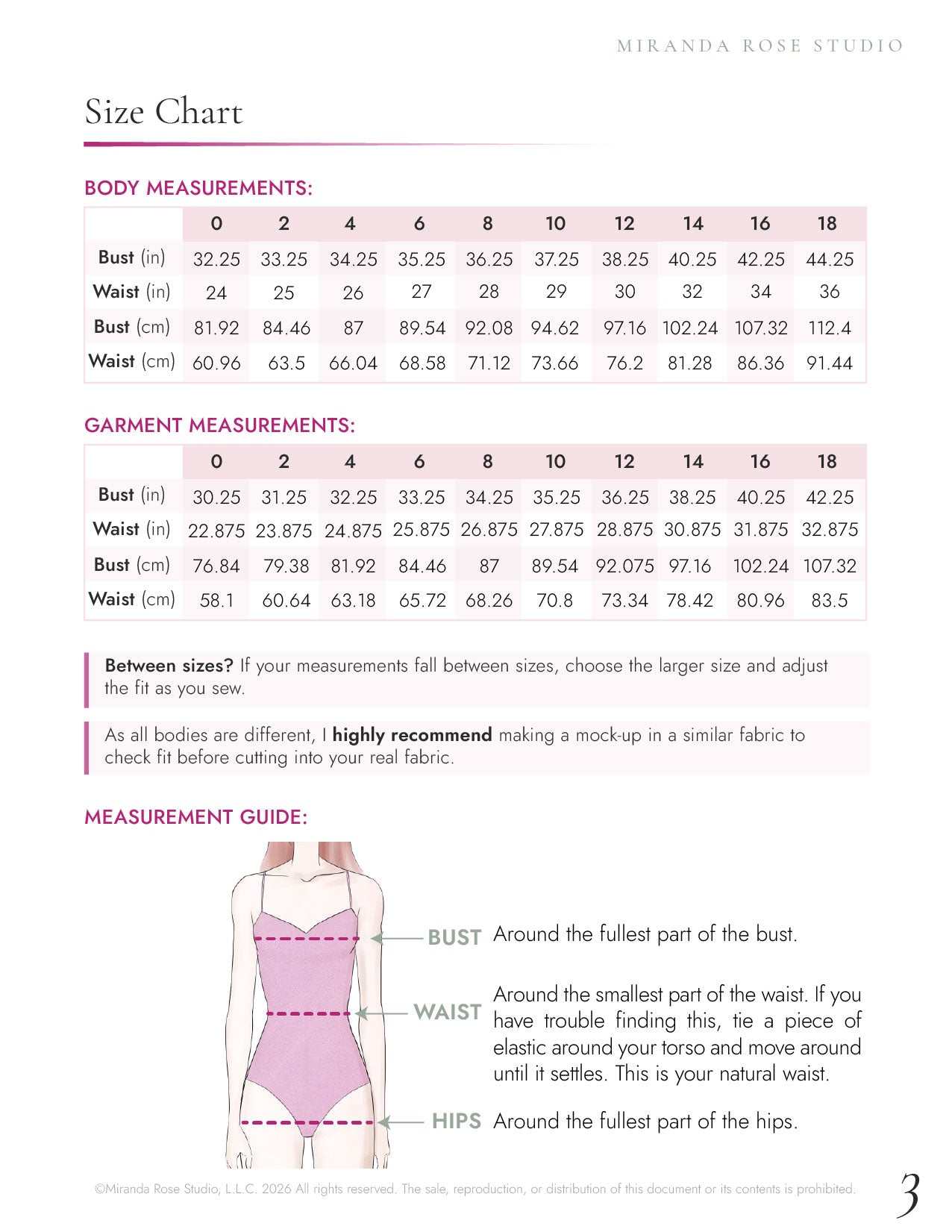 Seraphine Corset Sewing Pattern